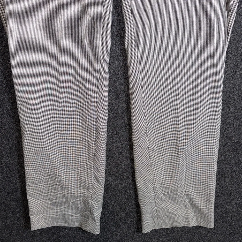 Ralph Ralph Lauren Mens Slim Fit Grey Houndstooth Stretch Trousers 34W x 32L